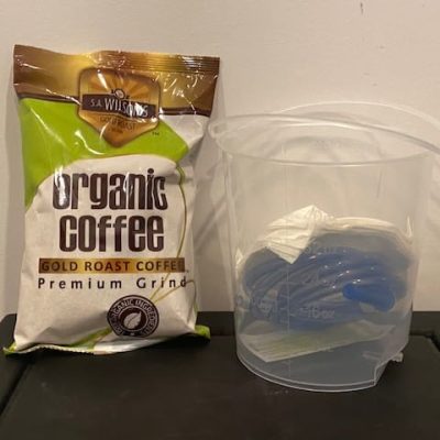 enema bucket and organic coffee at Natural Medicine and Detox, Phoenix, AZ